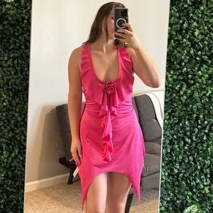 Pink She See World Party and Beach Dress